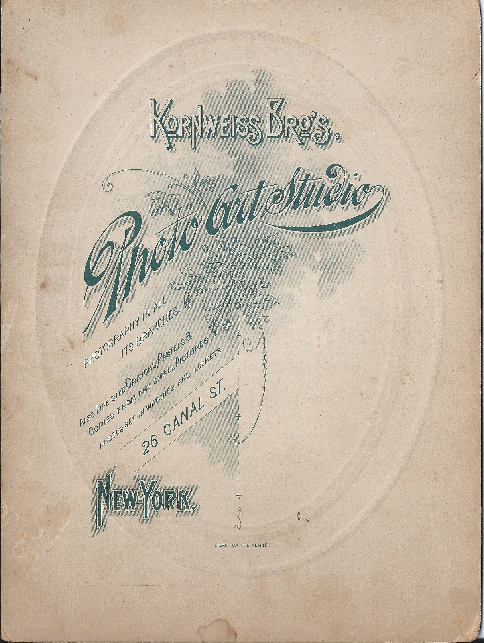 Kornweiss Brothers Photography at 26 Canal Street